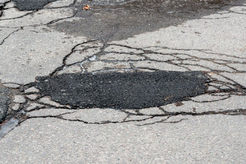 Repairing Asphalt Potholes
